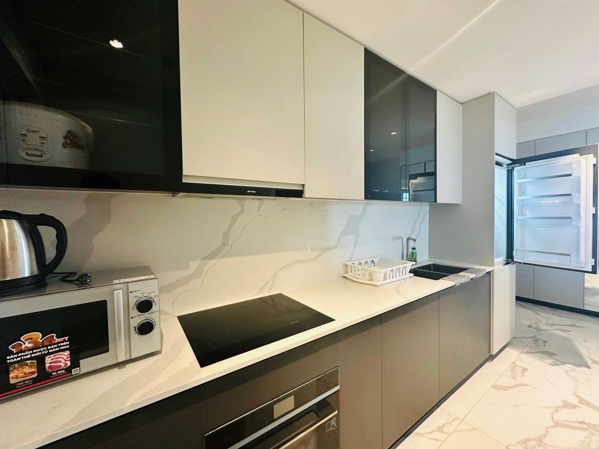 Khu vực bếp hiện đại